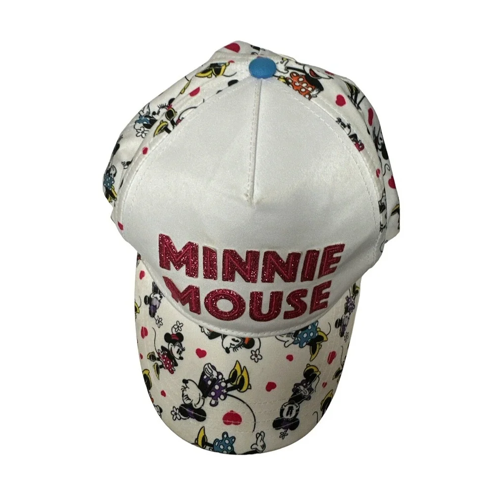 Disney Parks Walt Disney World Minnie Mouse Snapback‎ Cap Youth 54-57CM